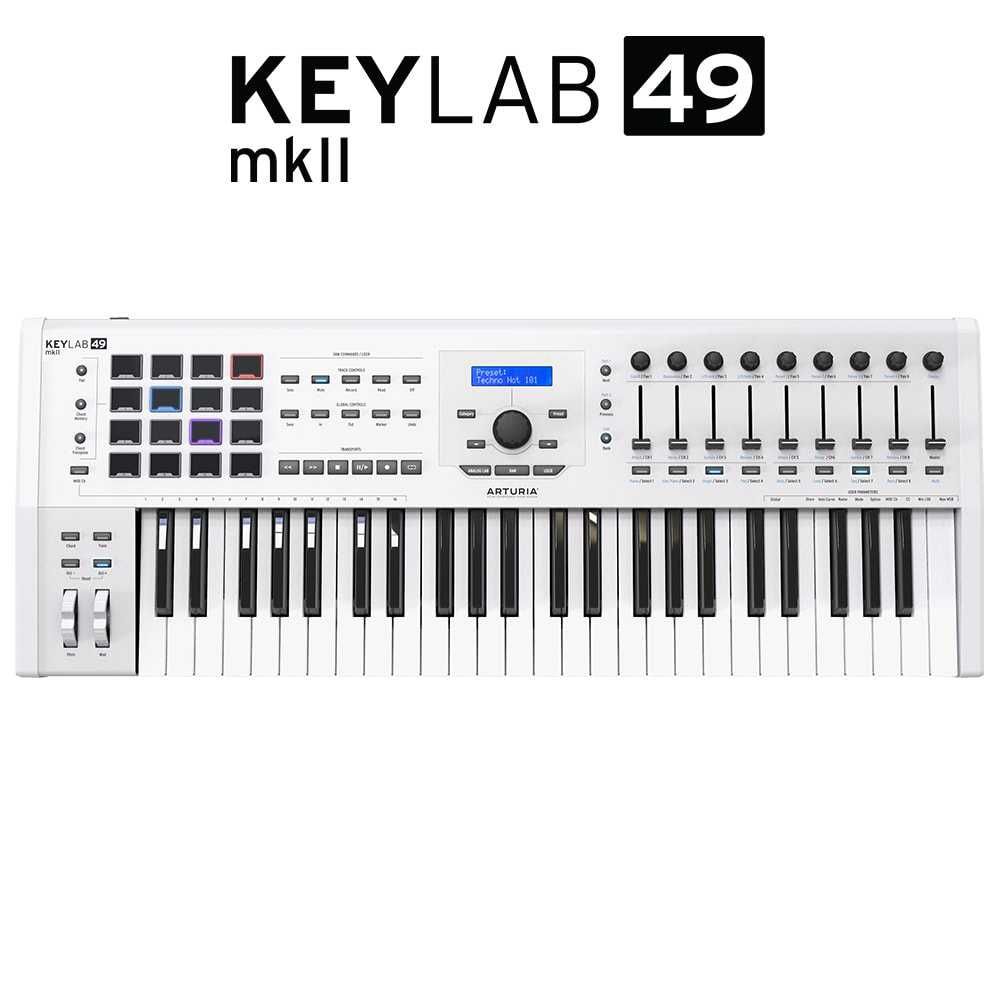 MIDI-клавиатура Arturia KeyLab 49 mkII White