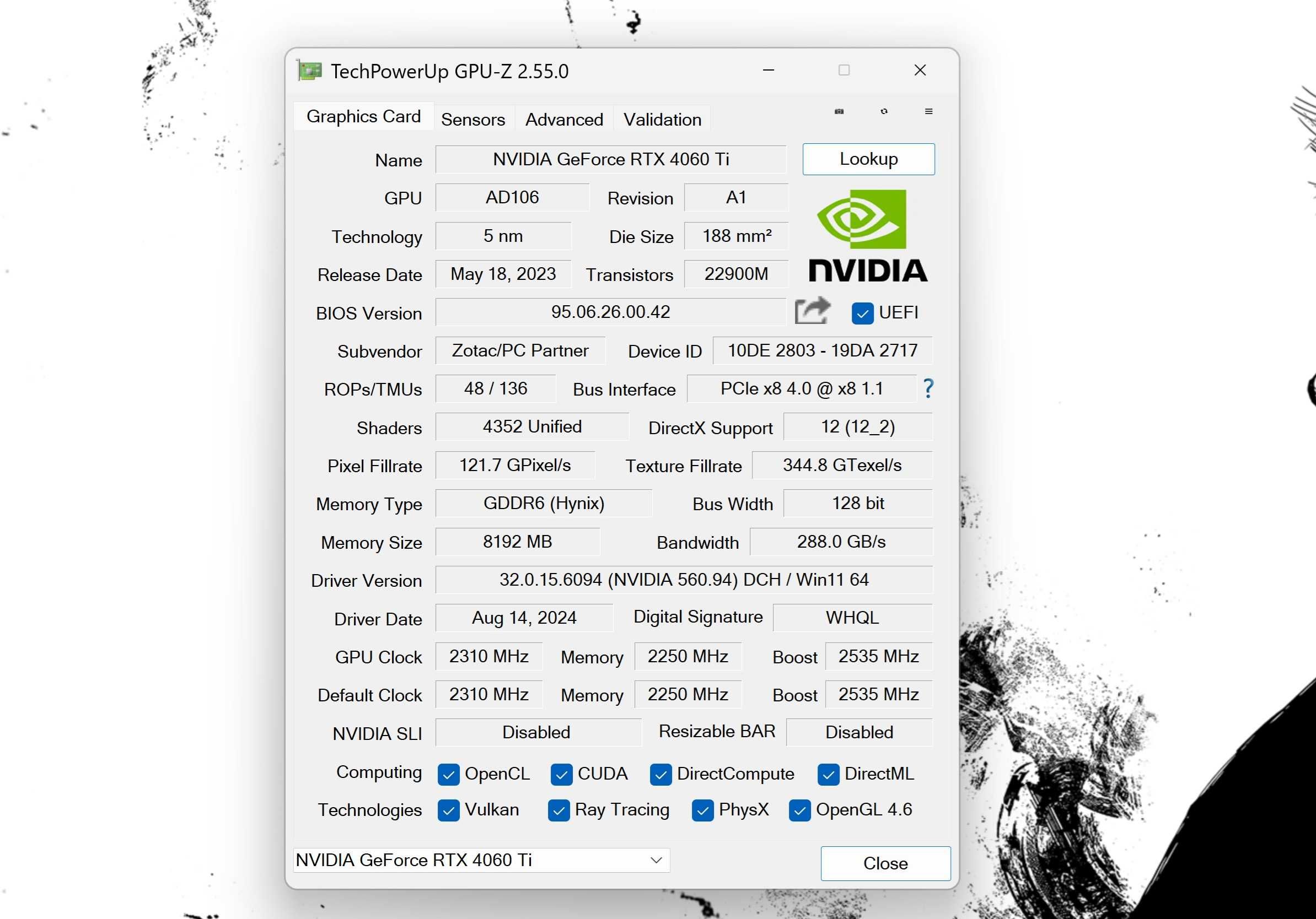 Rtx 4060 ti 8gb возможен обмен