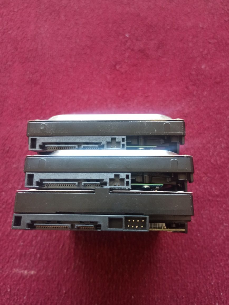 Қолданыстағы қатқыл дискілер (жесткие диски) SATA 250Gb, 250Gb, 160Gb
