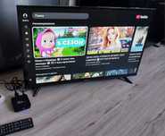 Телевизор Samsung 81см. Со смарт приставкой и кронштейном.