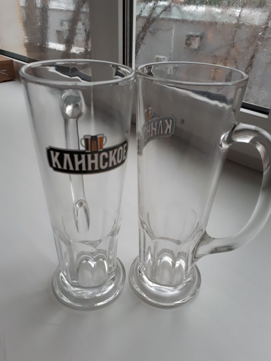 Продам кружки пивные и бокалы с логотипом
