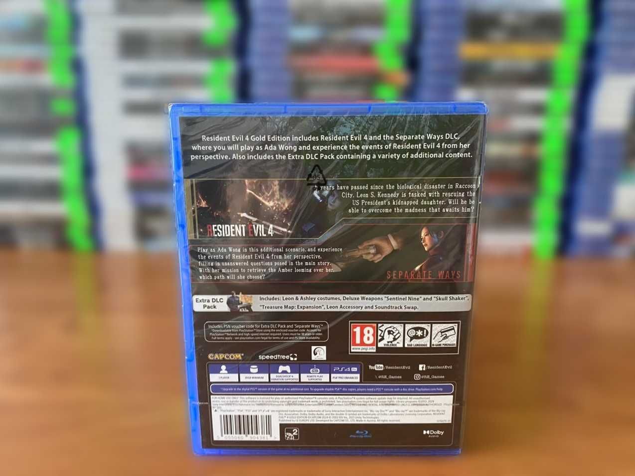 НОВЫЙ Resident Evil 4 Gold Edition PS4/PS5 Обитель Зла 4 ПС4 Много Игр