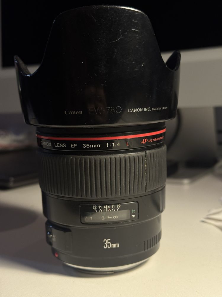 Объектив 35мм 50мм 85мм 135мм Canon EF Кенон ЕФ