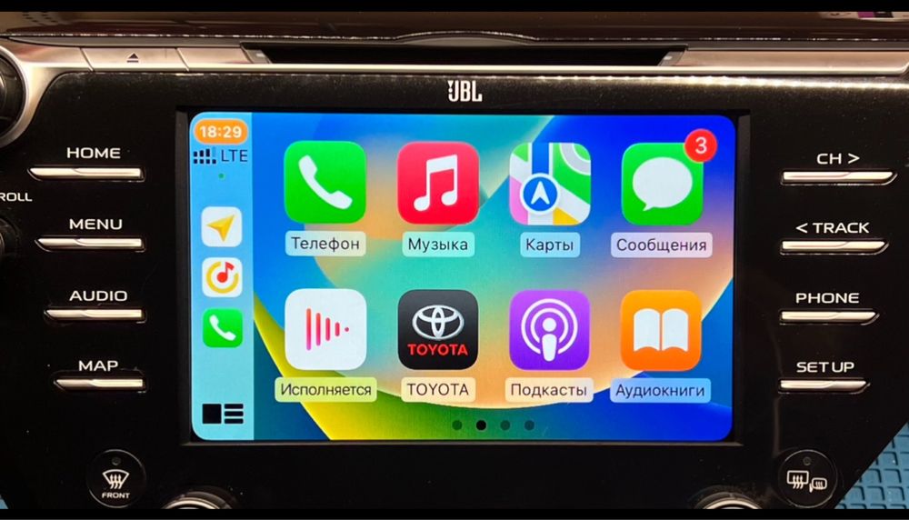 Установка Apple CarPlay Эпл КарПлей Андроид Авто Android на тойота