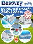 Бассейн для малышей Надувной БЕСТВЕЙ Круглый Для дачи ПОДАРОК! 46X