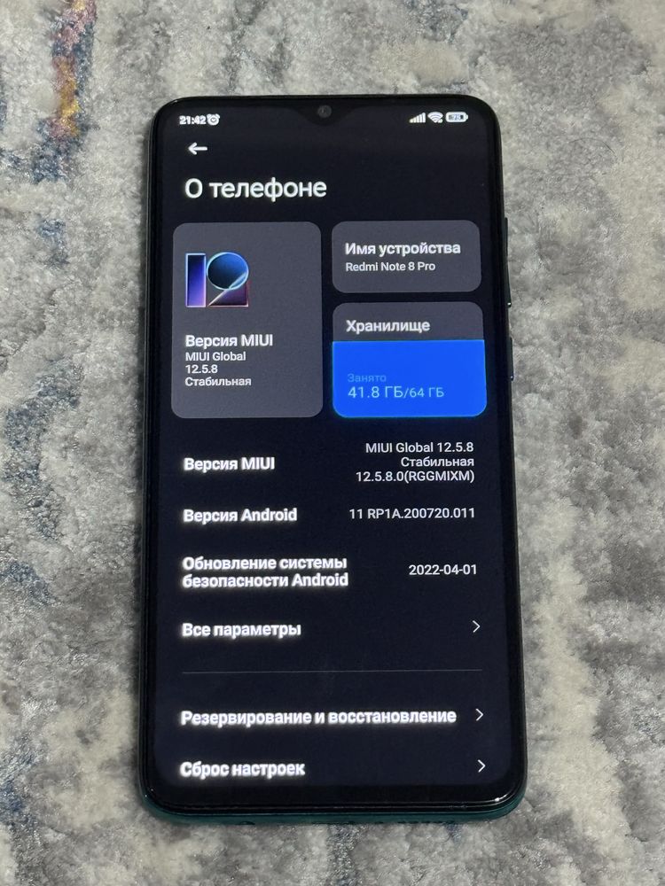 Xiaomi redmi note 8 pro