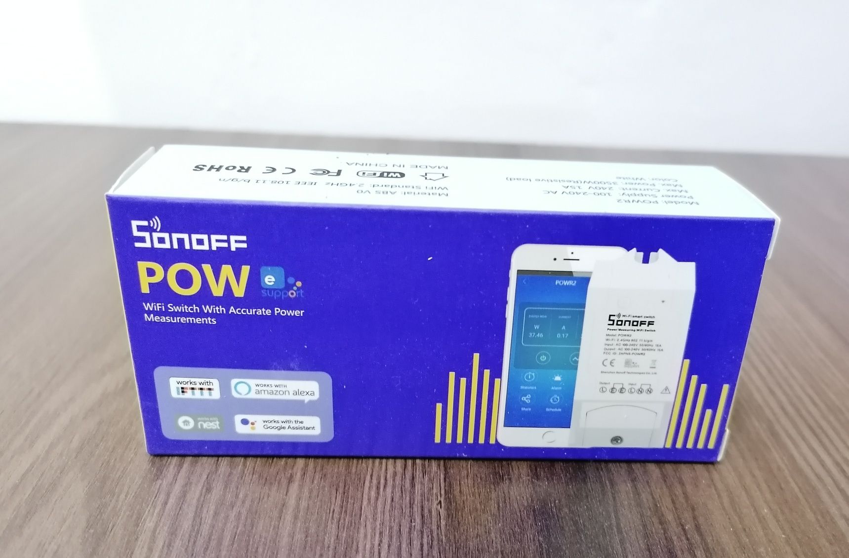 Sonoff Wi-Fi измеритель мощности, напряжения, тока. Переключатель.