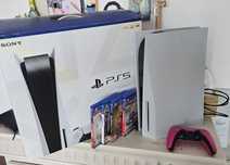 Продам playstation 5 ps5 1 джостик 4 игры в подарок