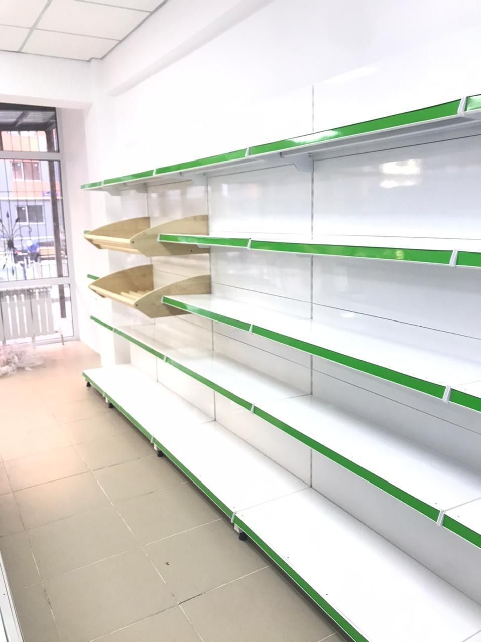 Полки для магазина Стеллажи кассовые боксы корзины