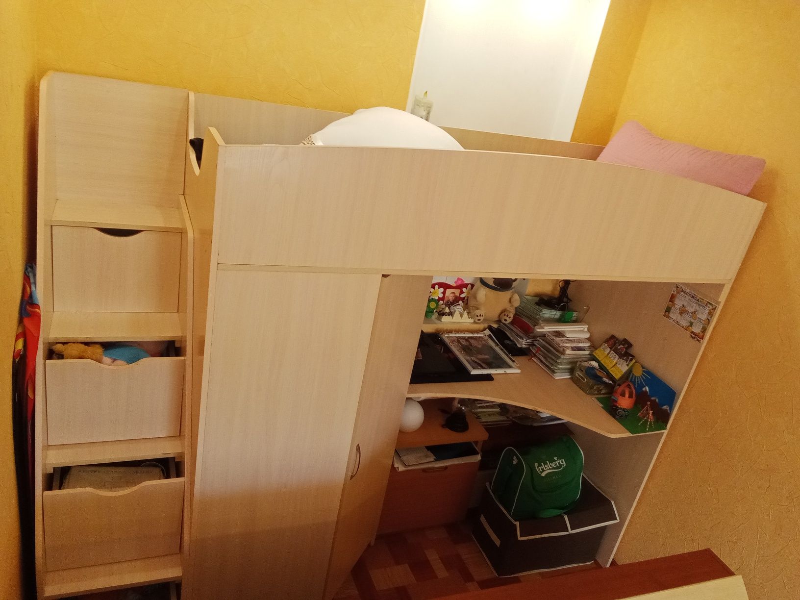 Детская кровать чердак