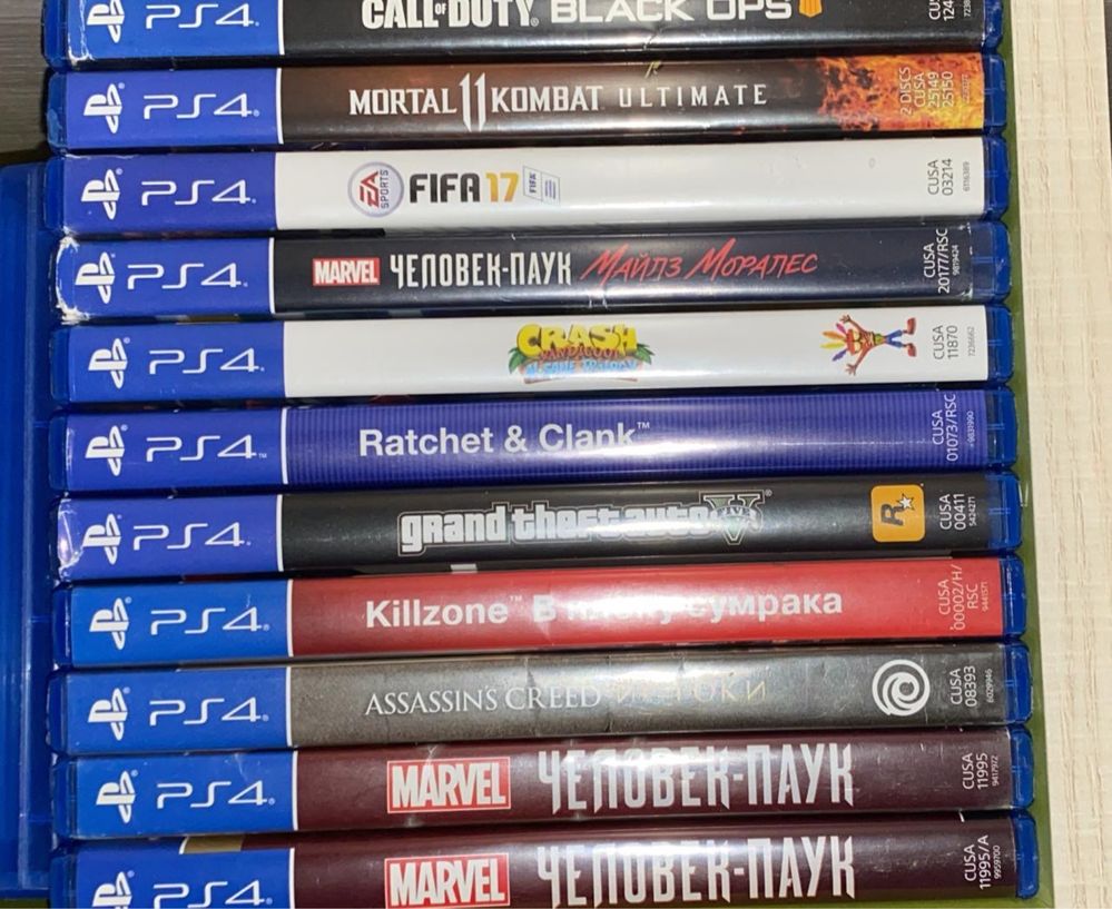 Продам диски на PS4,5