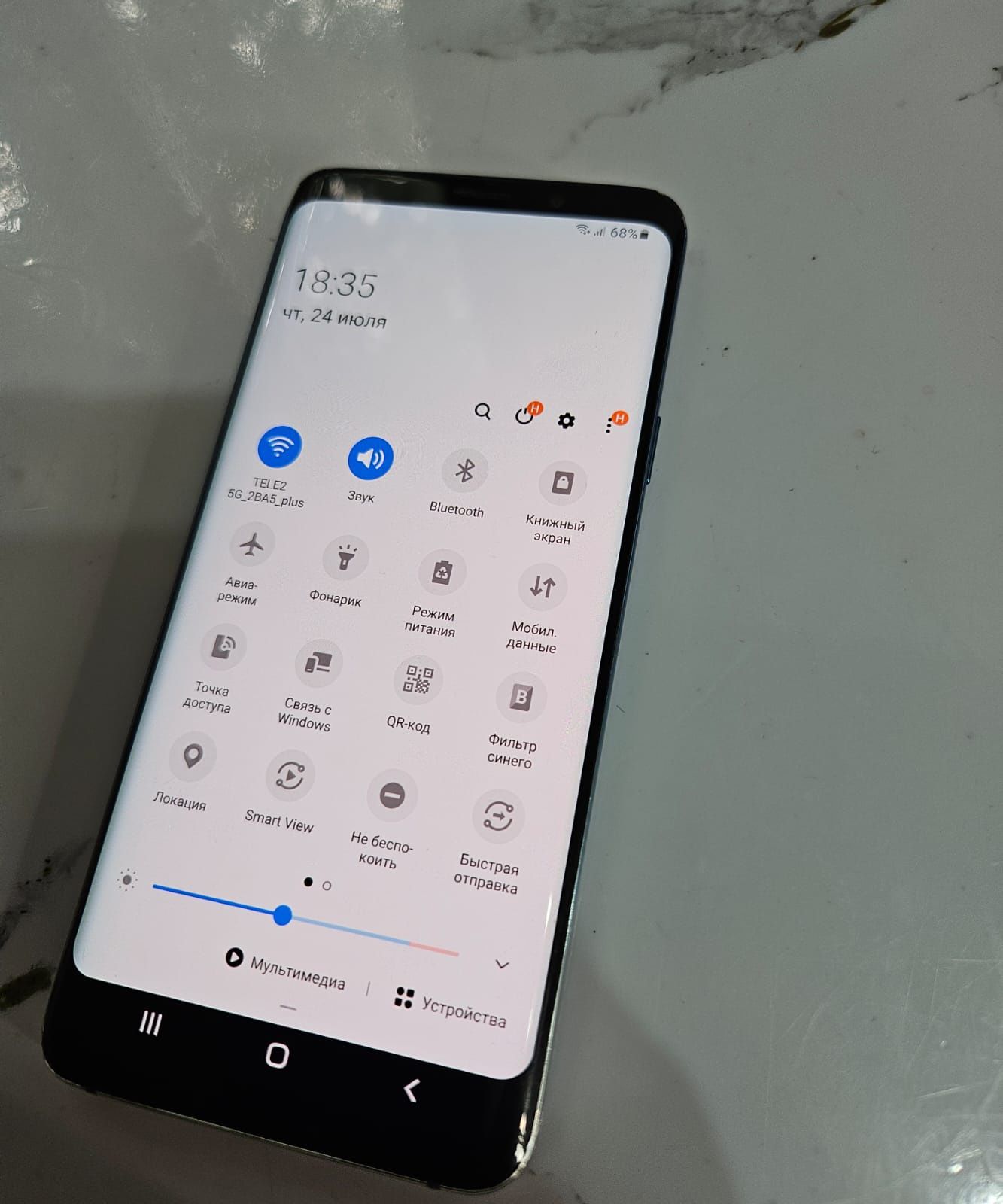 Samsung Galaxy s9+ без выгораний,новый акумулятор. В отличном качестве