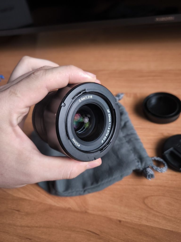 Объектив viltrox 33mm f1.4 для Fujifilm