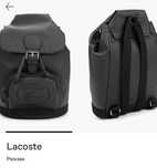 Рюкзак черный Lacoste