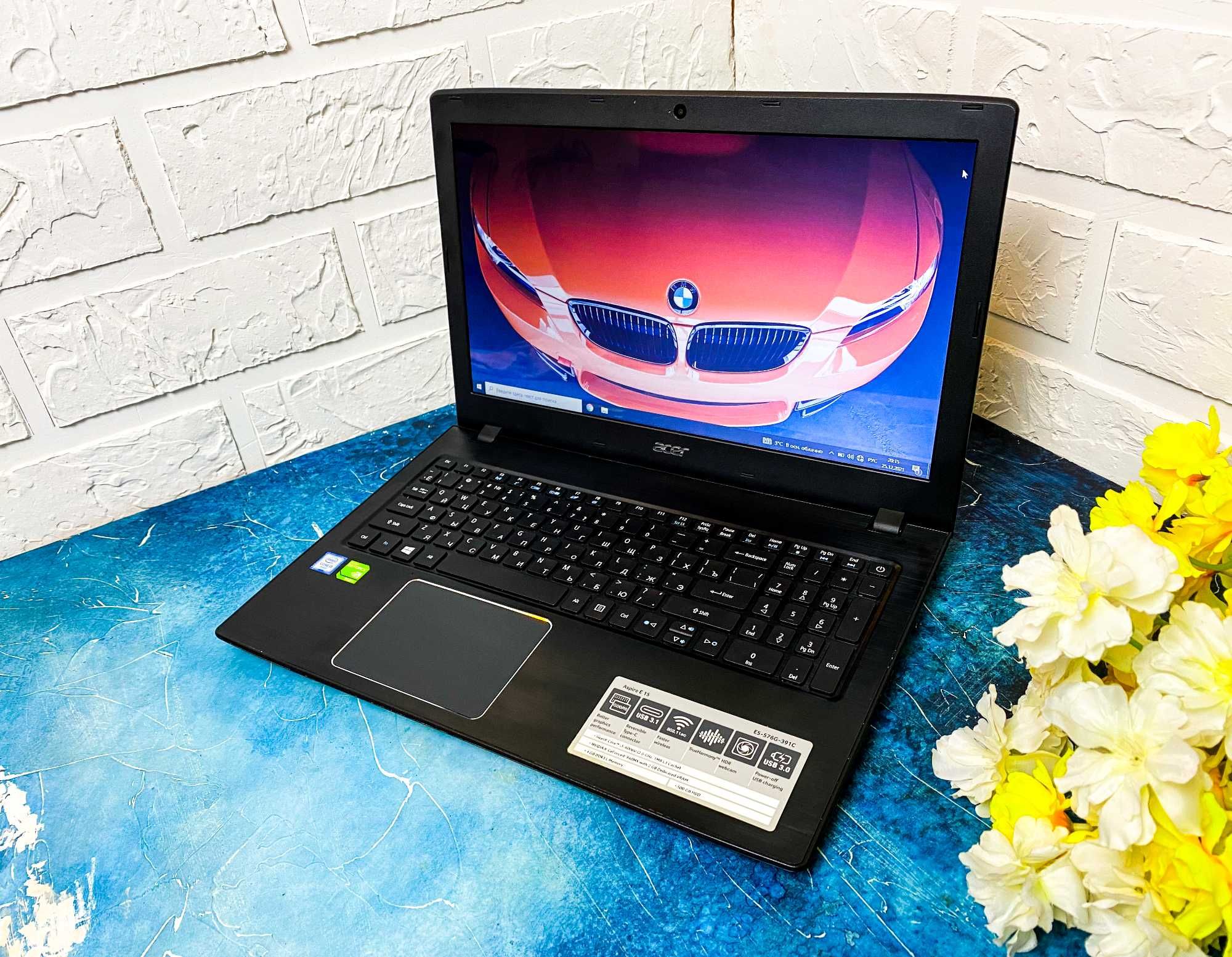 Acer Aspire E5-576|Core i3-7020U|Geforce 940MX|HDD 1TB/ 128GB|Red Geek