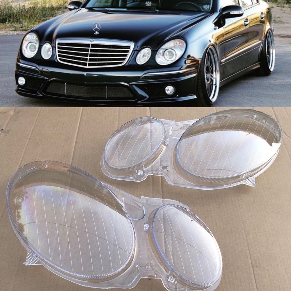 Стекло фара на Мерседес w211 w212 w221 Mercedes e211 e212 s class 221