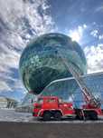Услуги телескопической автовышки HINO 45 м