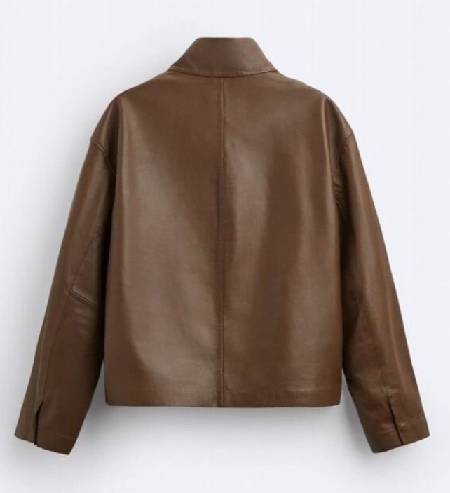Продам натуральную кожанную куртку ZARA LIMITED.
