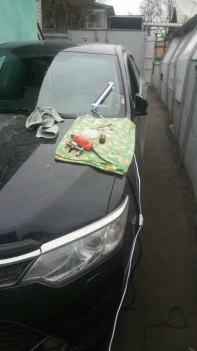 Реставрация, ремонт авто стекол, сколов и трещин, полировка фар