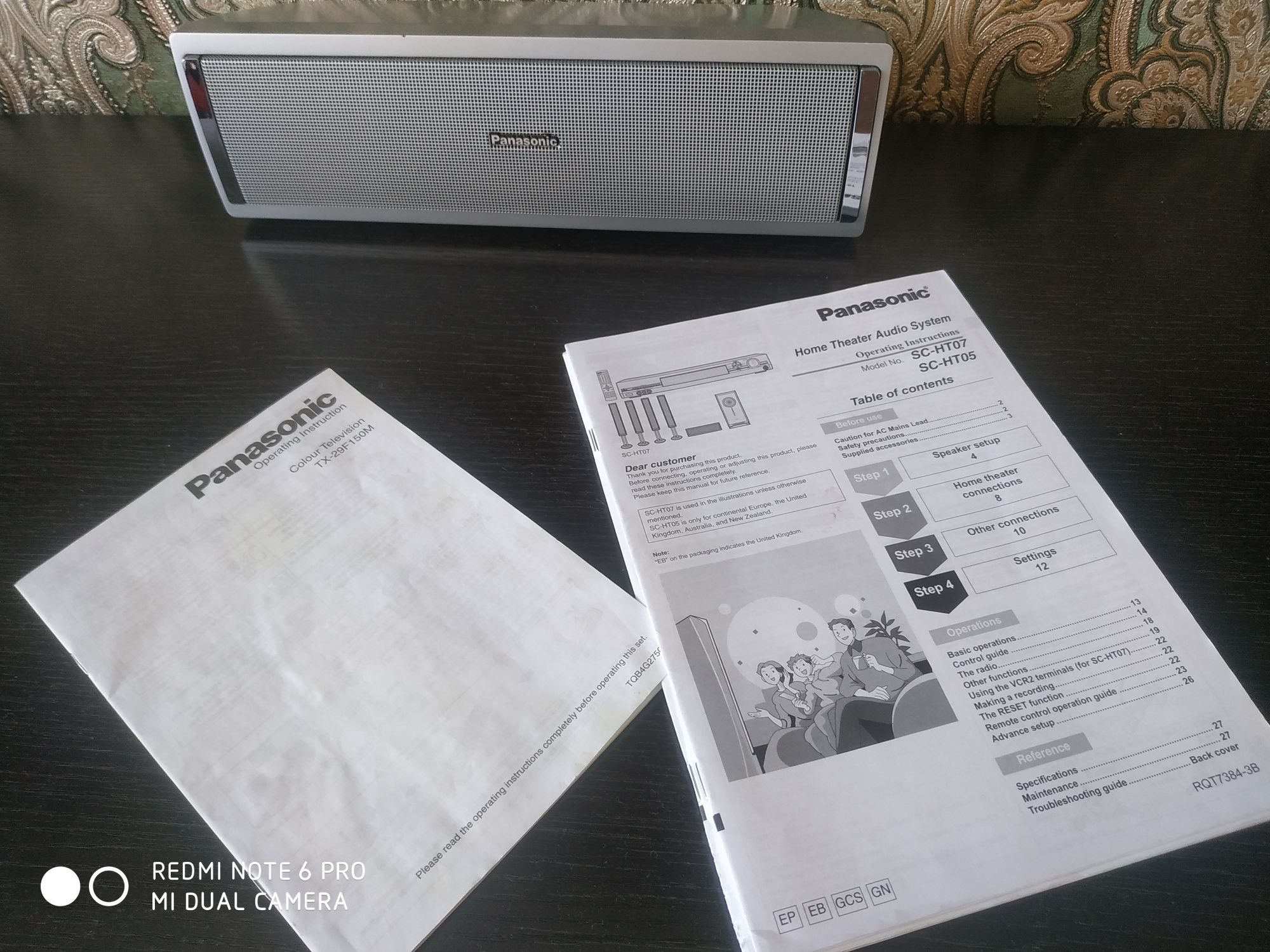 Домашний кинотеатр panasonic калонки акустика