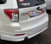 Губа на задний бампер Subaru Forester SH