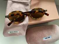 Очки Miu Miu в коричневой оправе
