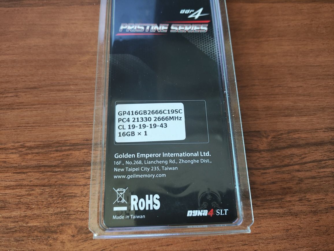 Оперативная память DDR4 - 16Gb - Новая