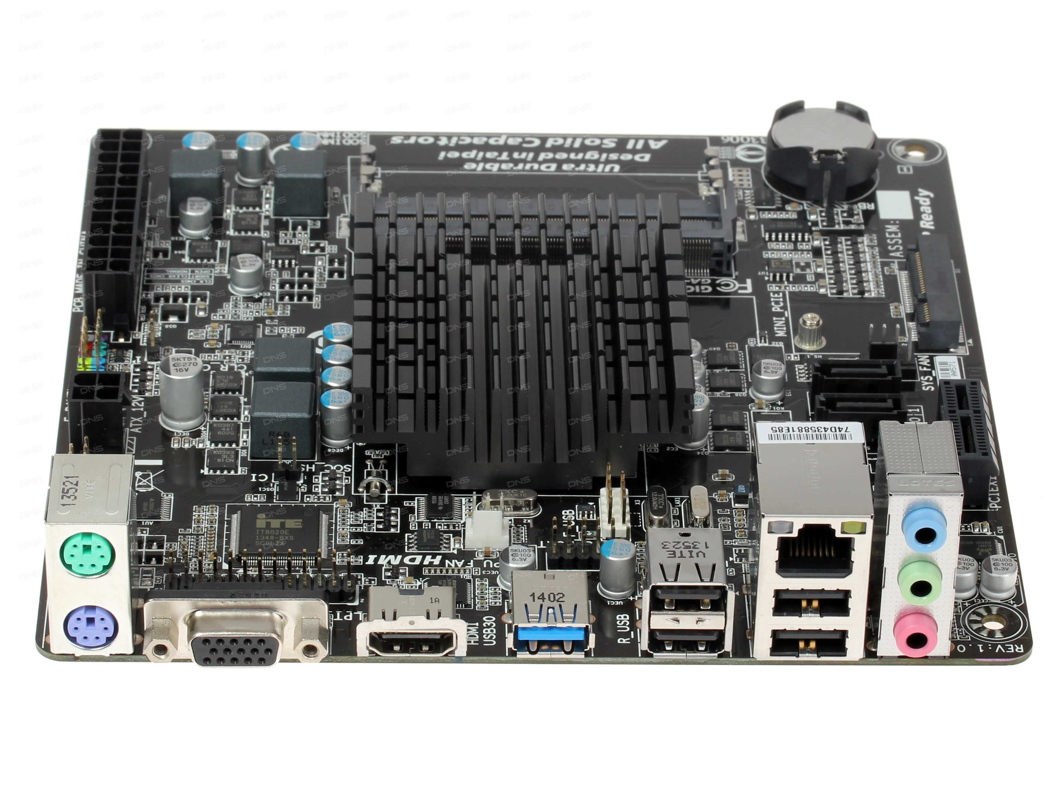 Материнская плата GIGABYTE GA-J1800N-D2H
