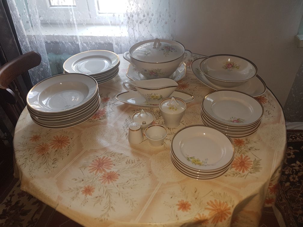 Советский фарфоровый сервиз, новый