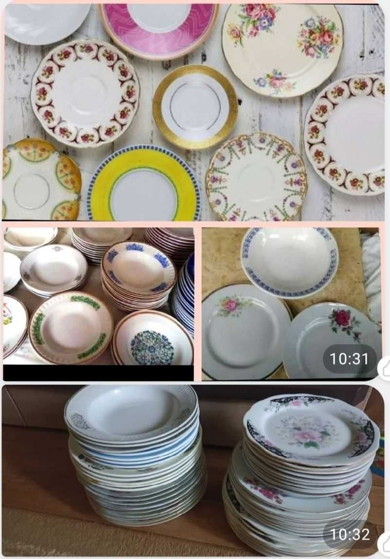 Пиялы, тарелки разные