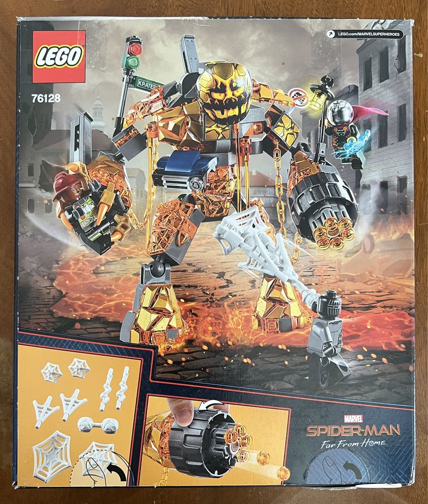 LEGO: Бой с Расплавленным Человеком Super Heroes 76128