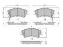 Колодки тормозные Toyota Avensis