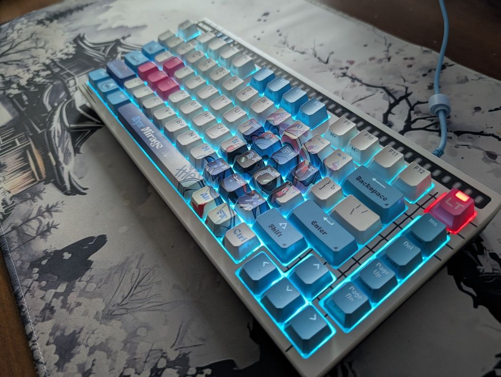 Клавиатура A4Tech AT75 Nyx Mirage SAVAGE белый