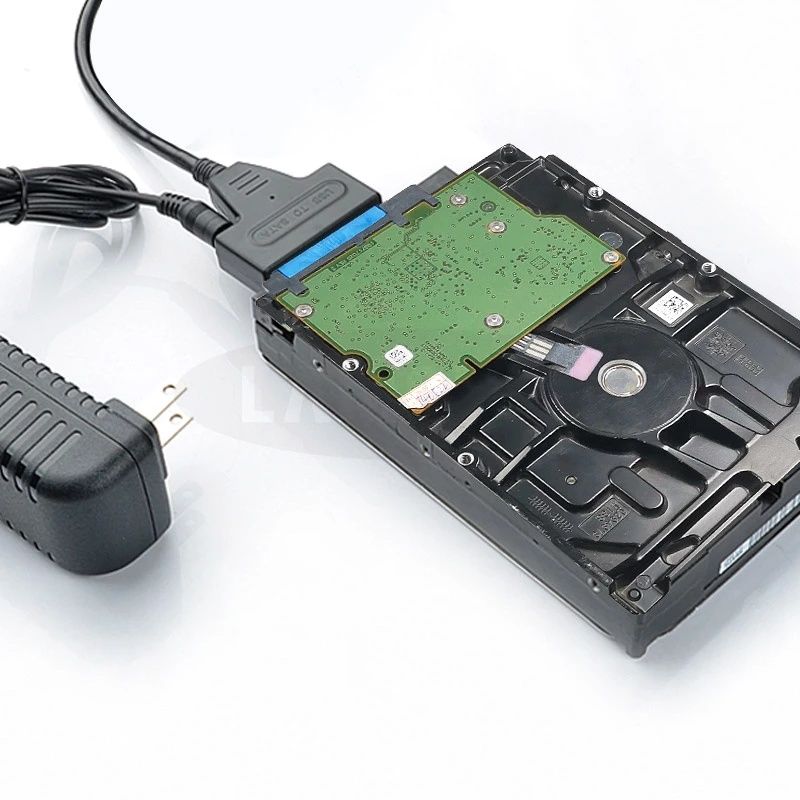 Переходник USB 3.0 на SATA 3 для HDD 3.5, HDD 2.5 и SSD. Алматы.