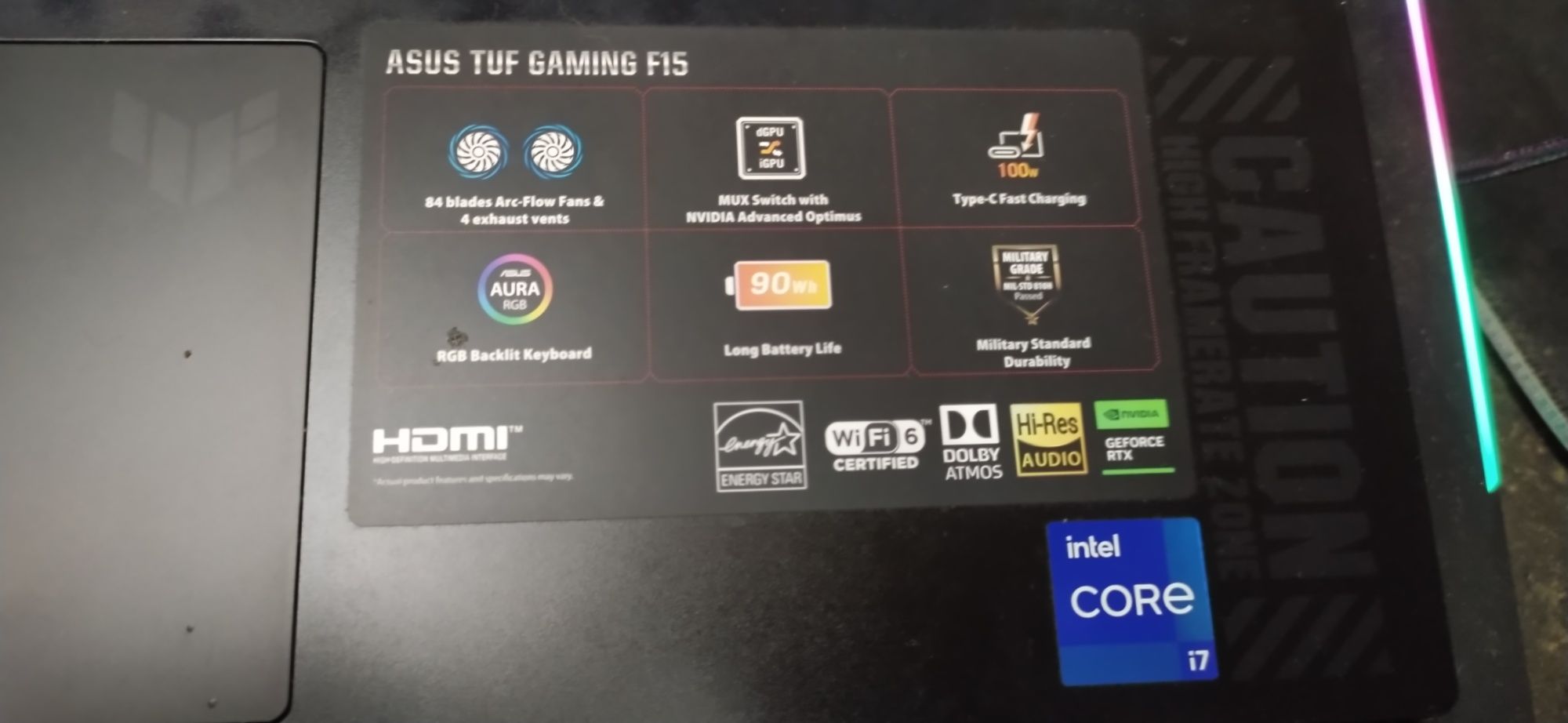 Ноутбук Asus Tuf Gaming F15