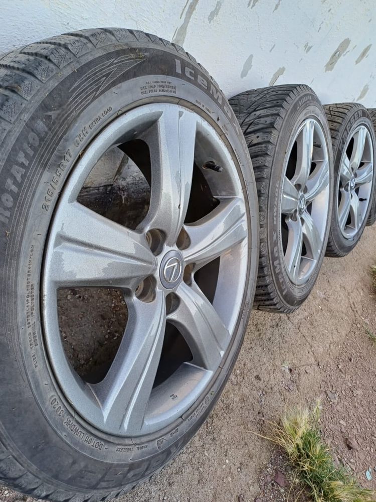 Продаю диски Lexsus . В комплект зимних  шин Kapsen 215/55 R17