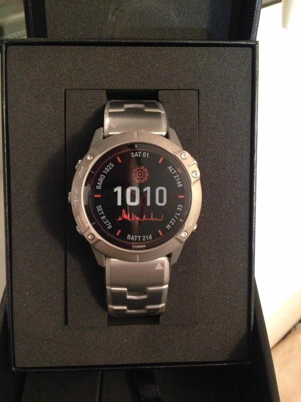 Garmin Fenix 6x Pro Solar Titan