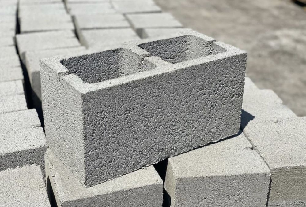 Сплитерные блоки 3 см толщиной 390/190/190 ровные вес 18кг