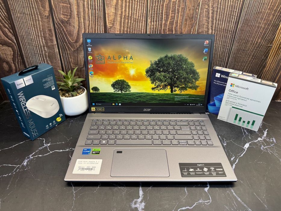 Ноутбук-и бизнес-класса acer Аспайр 5 | Core i5-1235U, 8ГБ, RTX20