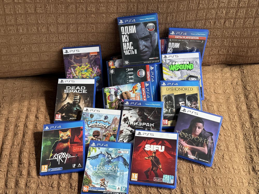 Игры на PlayStation 4 Ps 5 диски/Stray,Dead Space,Сэкбой,ForSpoken