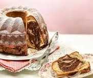 Мраморный кекс вкусный
