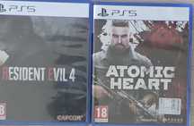 Продам игры на PS5 Resident evil 4 и Atomic heart