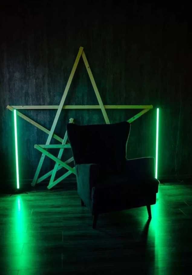 RGB светодиодная лампа (торшер, светильник, ночник) 120 см + Пульт