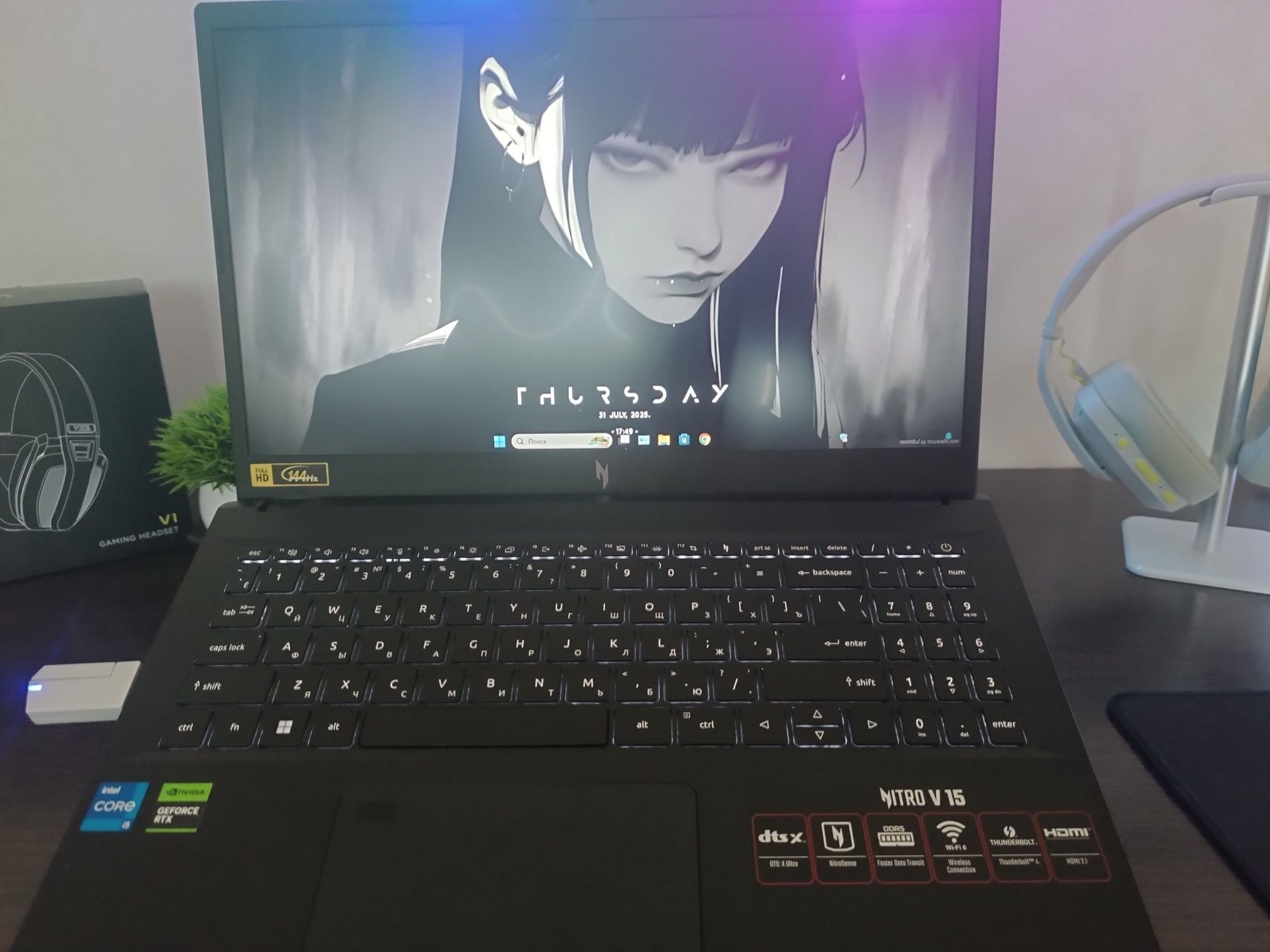 Aser Nitro v 15 с гаранией Игровой ноутбук