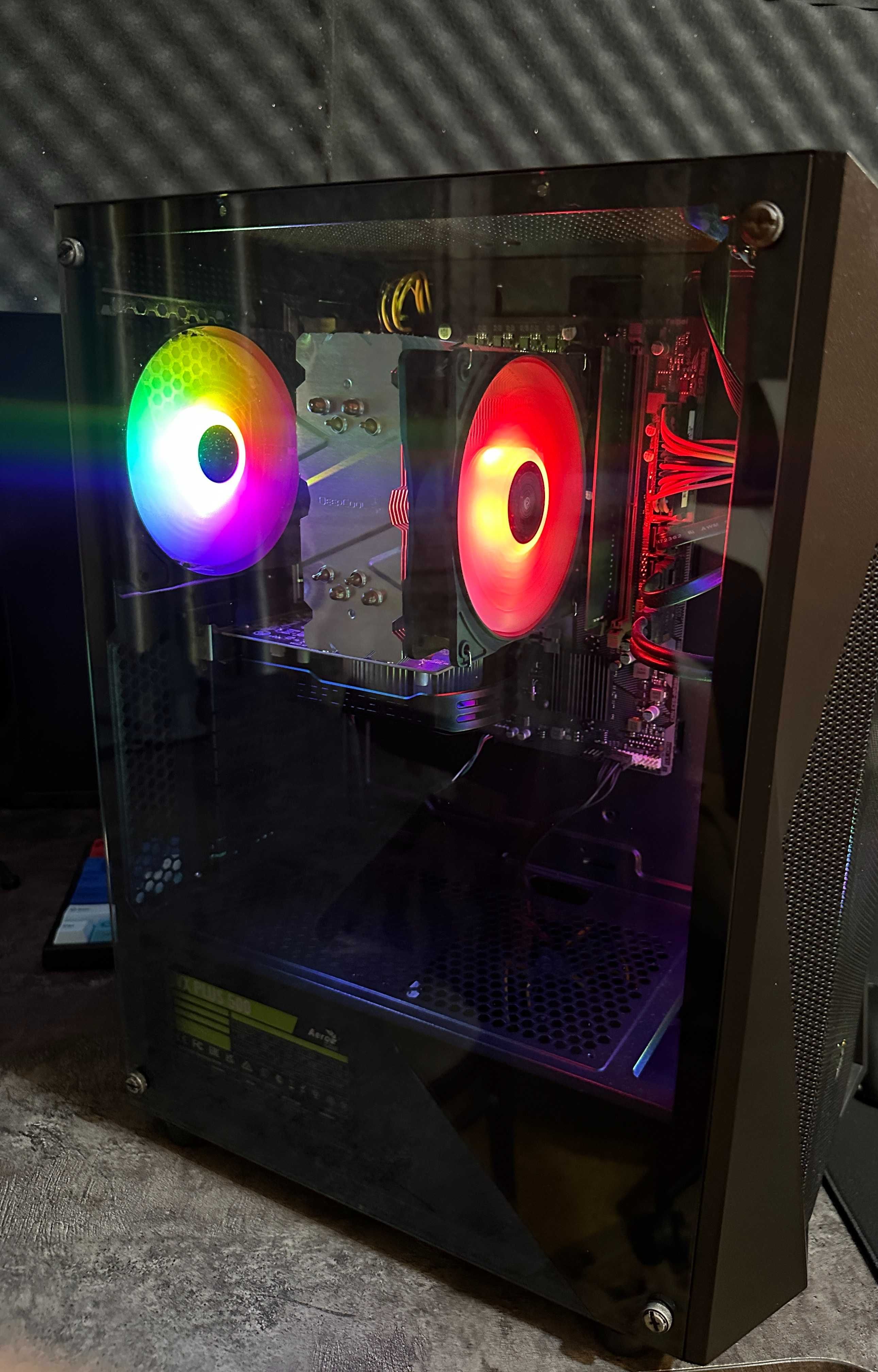 Продам игровой ПК i3-12100+GTX1650 4GB+8 GB RAM+SSD 1000GB+500W