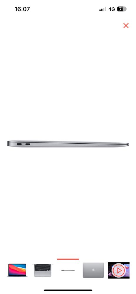 Ноутбук apple mac book-air13/2020/13.3/8g/ssd256