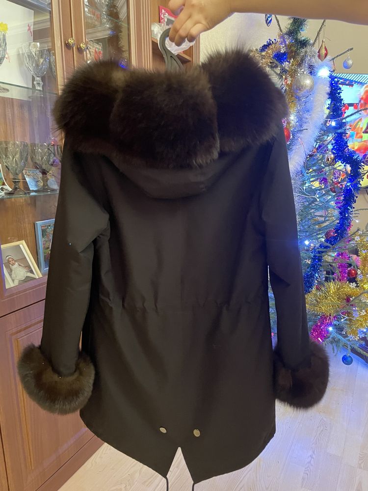 Парка норковая(натуральный мех)