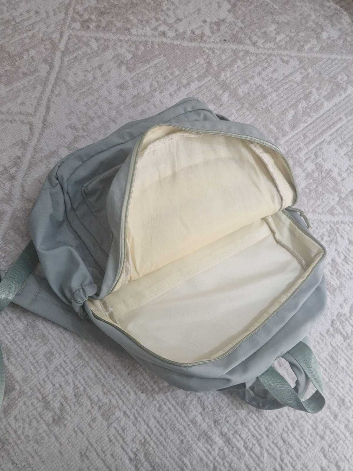 Школьный рюкзак, зеленый новый