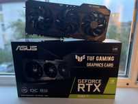 Срочно продам видеокарту Asus 3060TI Tuf Gaming