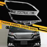 Стекла фар Tayota Vellfire